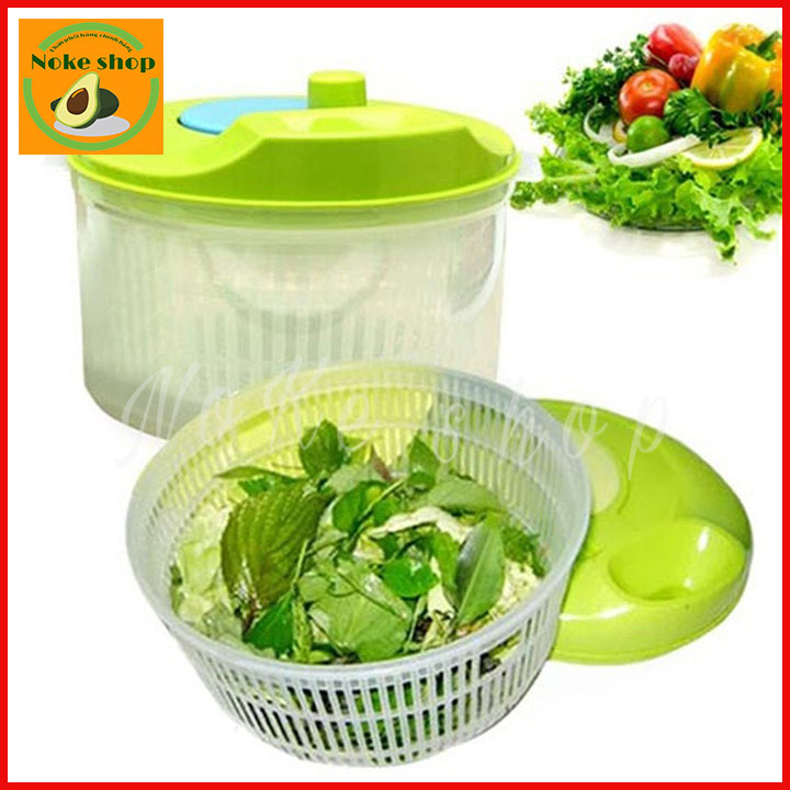 Rổ quay rau chính hãng làm ráo rau ngay tức thì, giữ được độ tươi lâu của thực phẩm