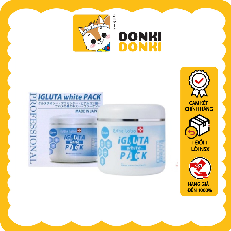 Kem Ủ Cơ Thể Trắng Sáng Bật Tone Esthe Labo Igluta White Pack - 500g