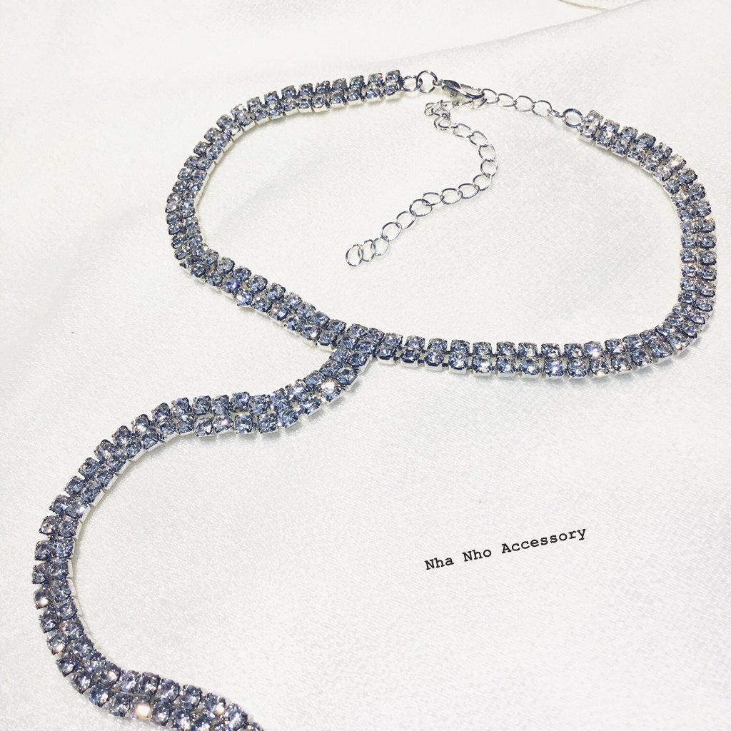 Vòng cổ choker nữ sát cổ - chữ t cá tính quyến rũ độc đáo c55