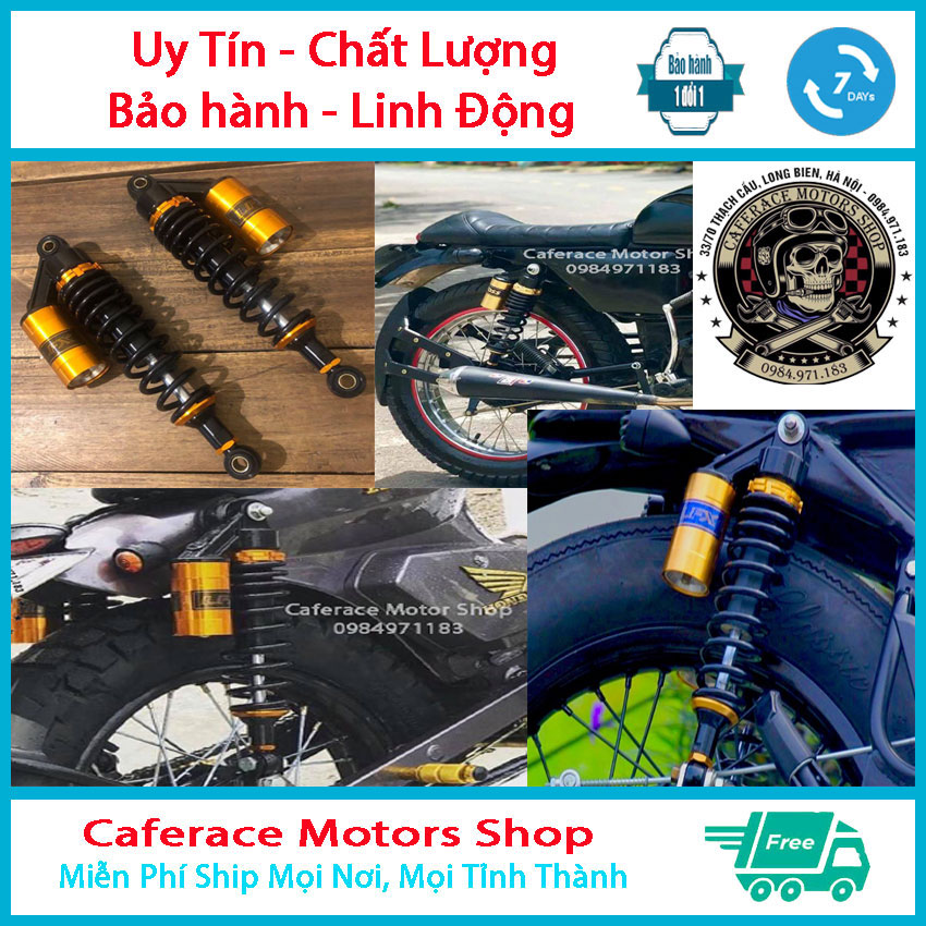 [Freesship+Quà] Phuộc dầu, giảm sóc xe máy,giảm sóc bình dầu caferace ,Caferace motors shop, 0984971183,  Phụ tùng xe máy xe độ, đồ chơi xe máy xe, đồ xe win, gn125 caferace, tracker, Tracker, Bobber, Chopper, Street Cub, Caferace, Scramler, Brat..