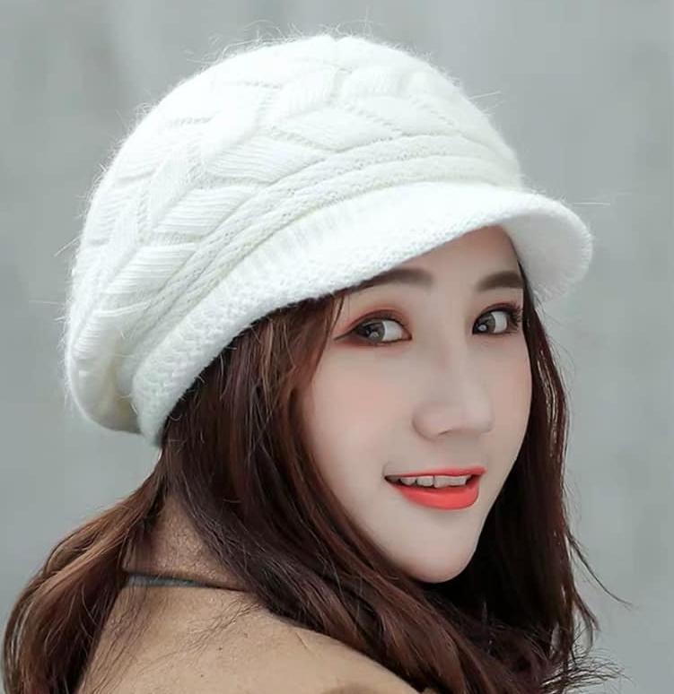 Nón len nữ - mũ len nữ Knitted