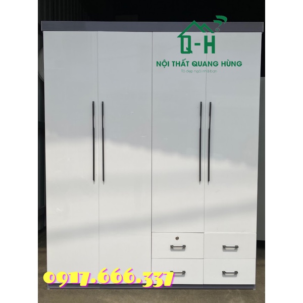 Tủ nhựa vinco cao cấp 4 cánh 1m6x2m - giao hỏa tốc trong ngày