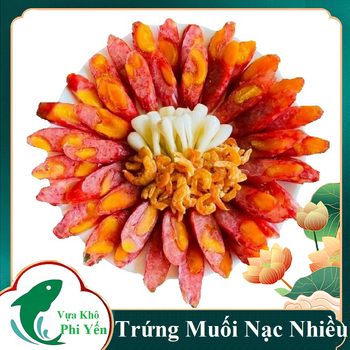 Lạp xưởng tôm trứng muối thơm ngon nhiều nạc,nhiều trứng muối