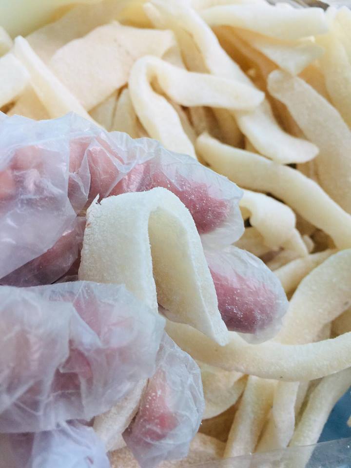 300g mứt dừa non nhà làm xanh lá dứa, trắng sữa truyền thống