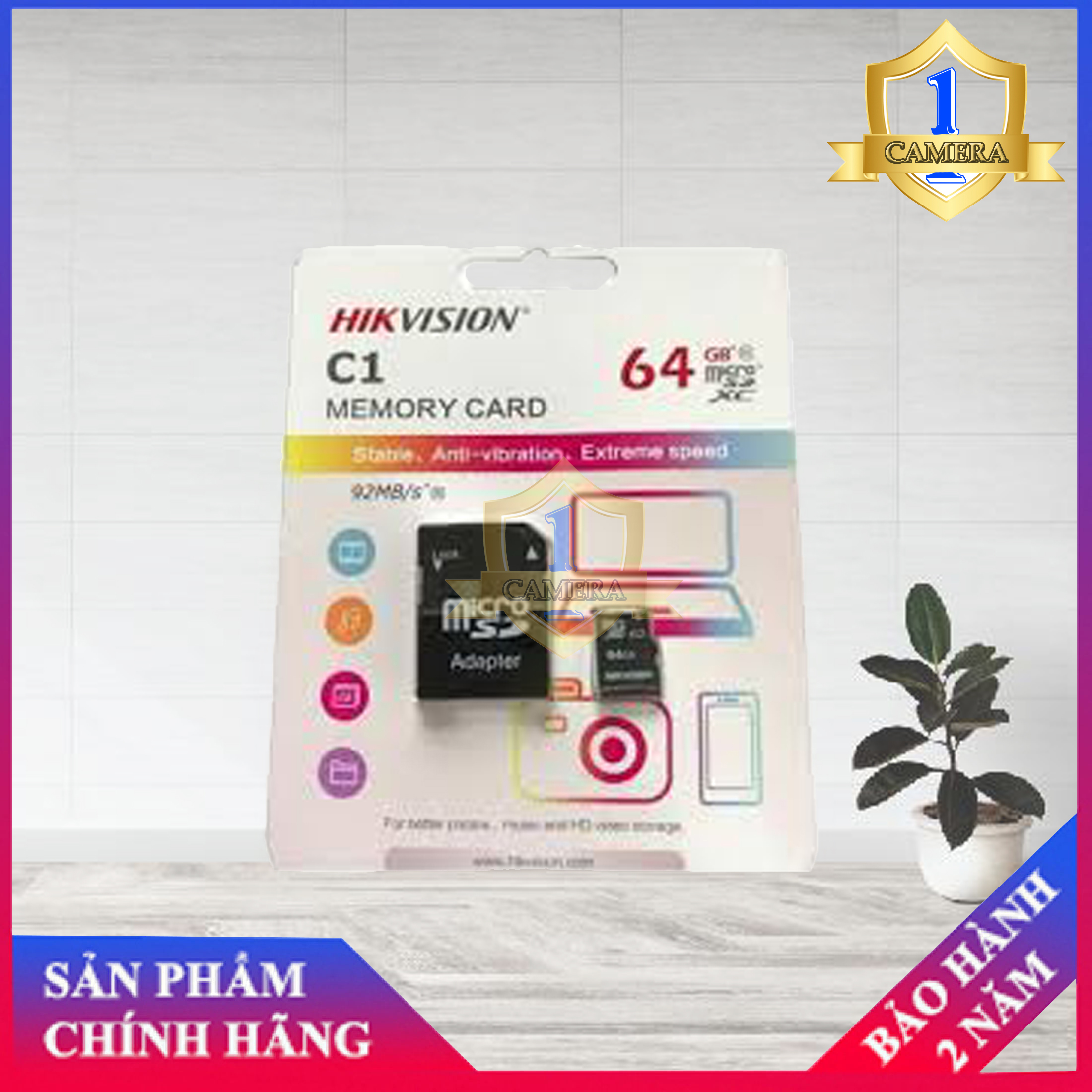 [HCM]Thẻ Nhớ Micro SD 64GB Cho Camera HIKVISION và EZVIZ