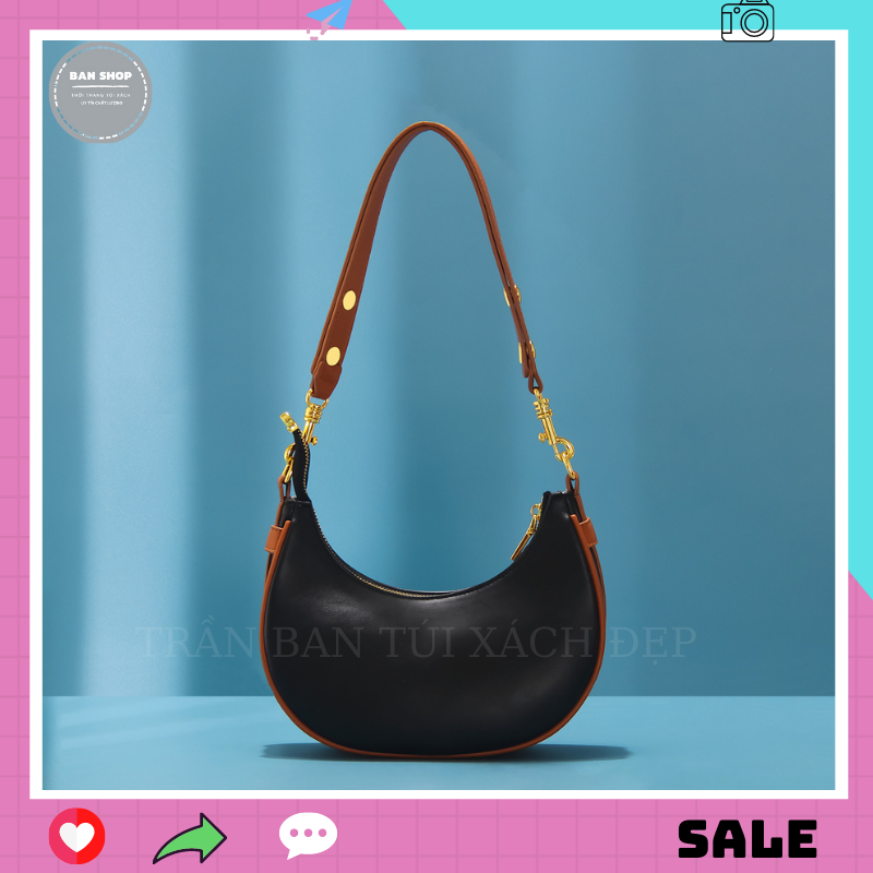 (VIDEO ẢNH THẬT) TÚI KẸP NÁCH, ĐEO VAI NỮ DA TRƠN KIỂU MỚI PHONG CÁCH HÀN QUỐC SPB 51