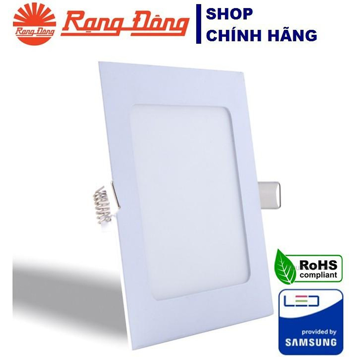 Đèn LED panel vuông siêu mỏng 9W 12W Rạng Đông Samsung chipLED 2 năm Bảo hành