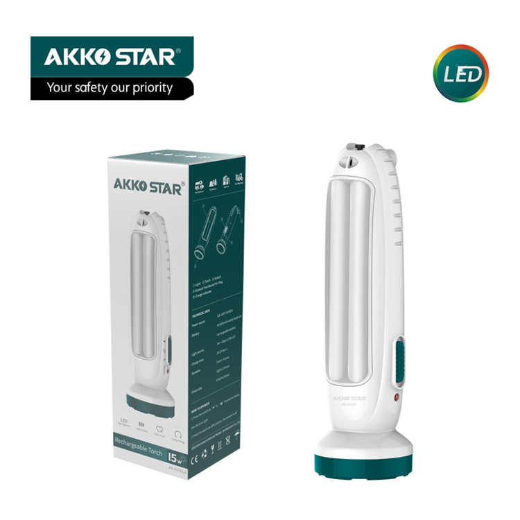 Đèn led sạc tích điện 5w akko star 04233