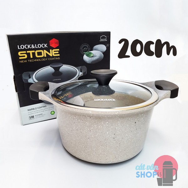 Nồi lock&lock dòng stone 7 lớp 20cm lca6202d-ih