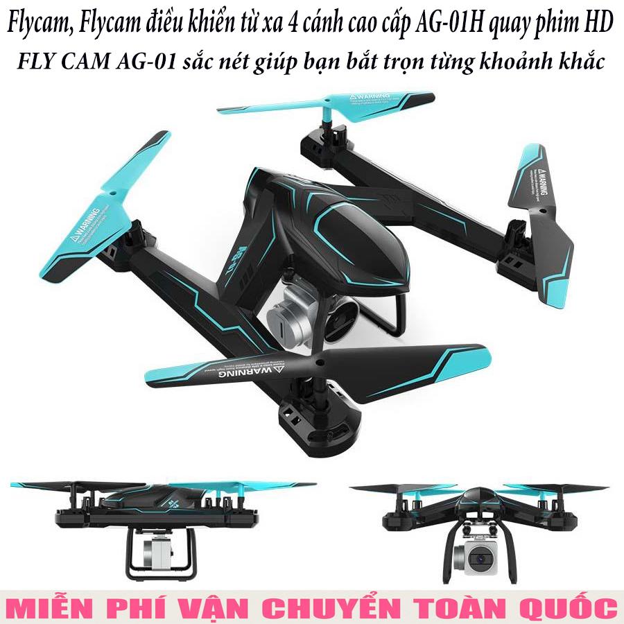 Flycam, Flycam điều khiển từ xa 4 cánh cao cấp AG-01H quay phim HD. FLY CAM AG-01 sắc nét giúp bạn bắt trọn từng khoảnh khắc,hàng cao cấp,BH 1 đổi 1.