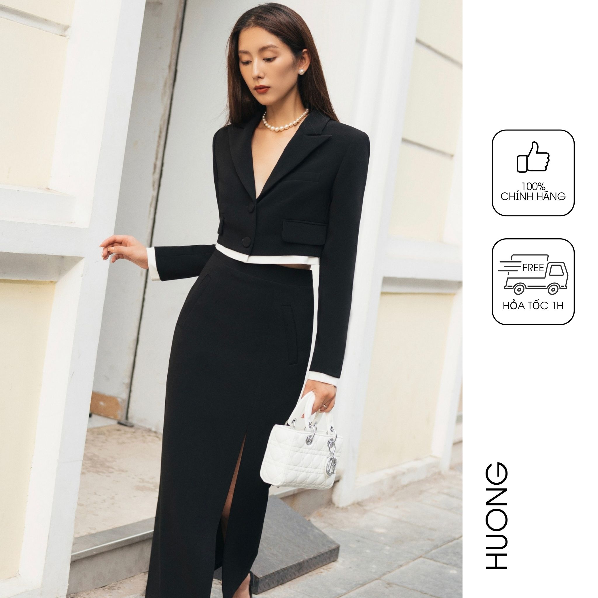 Áo vest croptop melia vest huong boutique hbvest239
