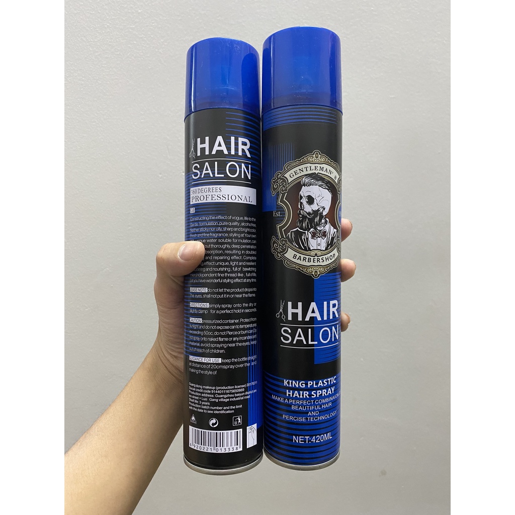 Gôm xịt tóc hair salon baber loại mới 420 ml Camy shop68