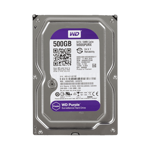 HDD WD 500GB. Ổ Cứng Chuyên Dùng Cho Đầu Ghi Hình Camera. HDD Western 500GB.