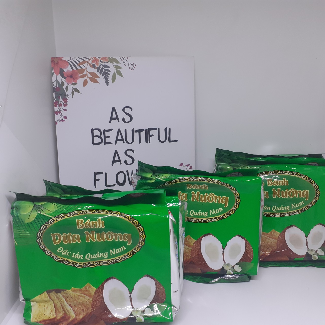 BÁNH DỪA NƯỚNG 180GR HIỆU PHÚC ĐẠT ĐẶC SẢN LÀM TỪ DỪA QUẢNG NAM