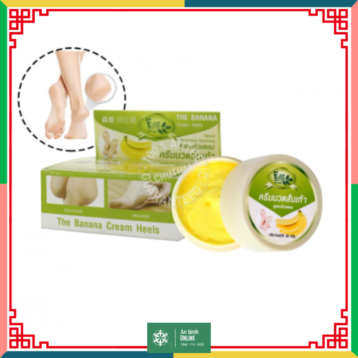 Kem thoa nứt gót chân chuối the banana cream heels thái lan 30g