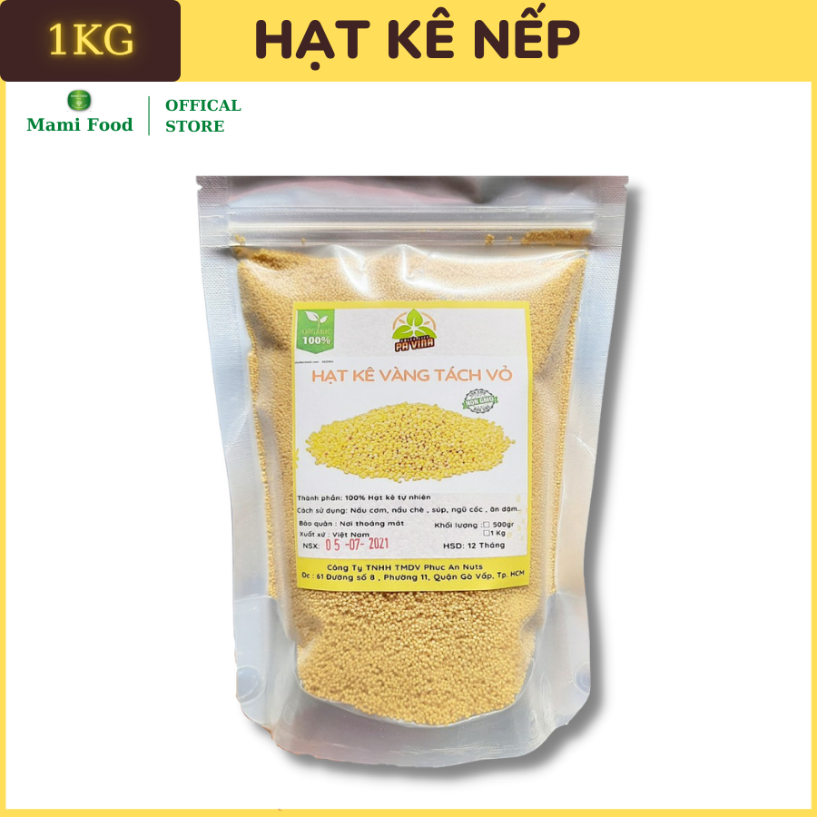 1 kg hạt kê nếp giống thuần non gmo