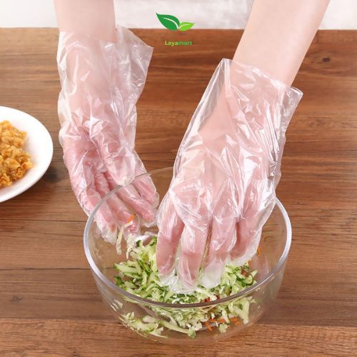 Bao tay làm bếp nilong set 100 cái