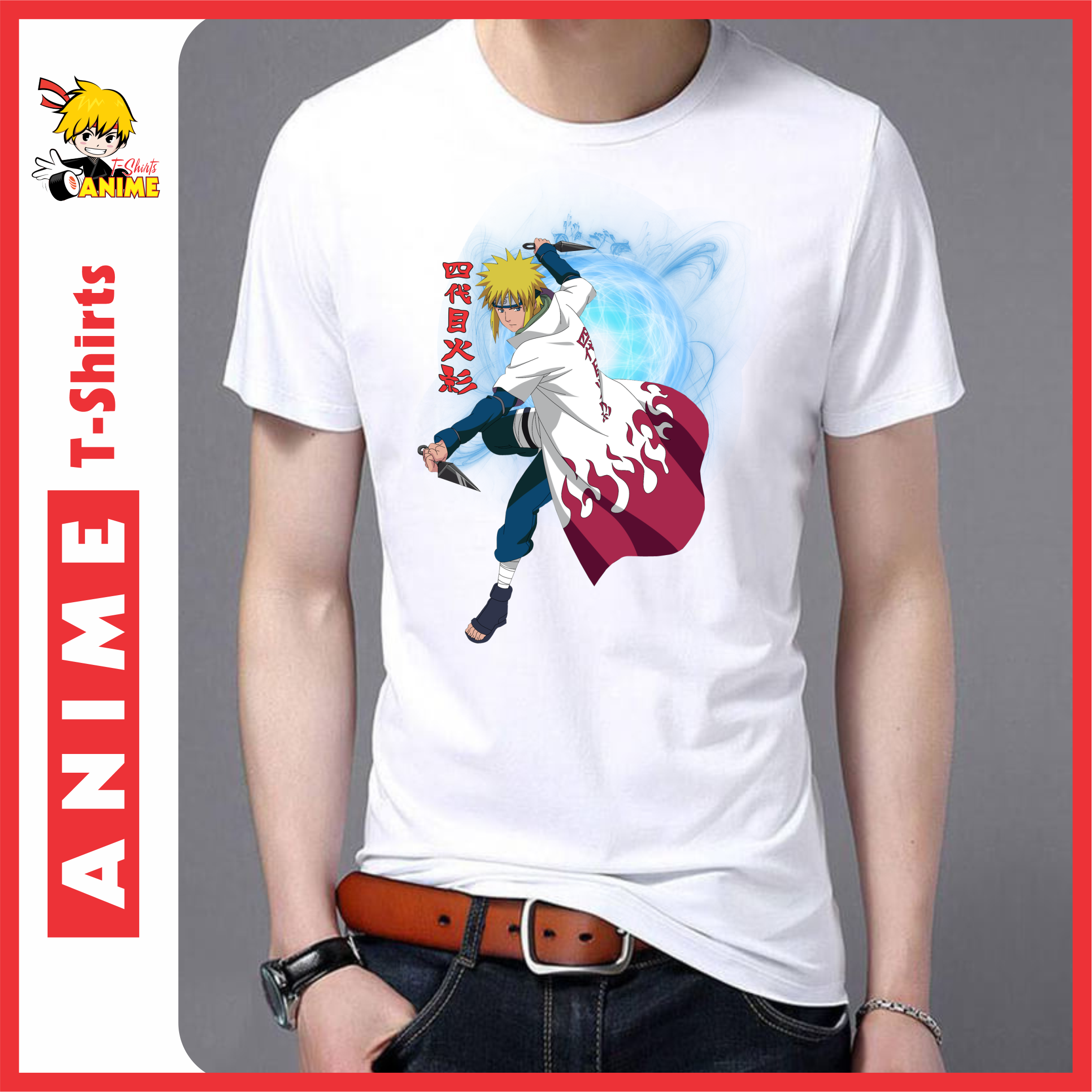 Áo thun Hokage đệ Tứ, Minato - Tia chớp vàng, Làng Lá