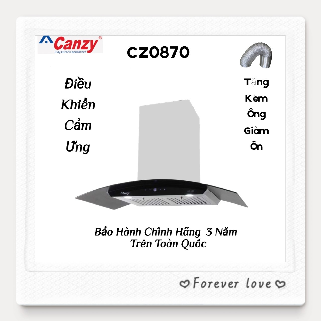 Máy khử Mùi Điều Khiển Cảm Ứng CANZY CZ0870