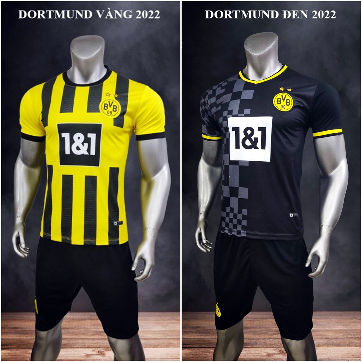 Áo Bóng Đá Dortmund 2024 Mới - Áo Đá banh Có in tên số