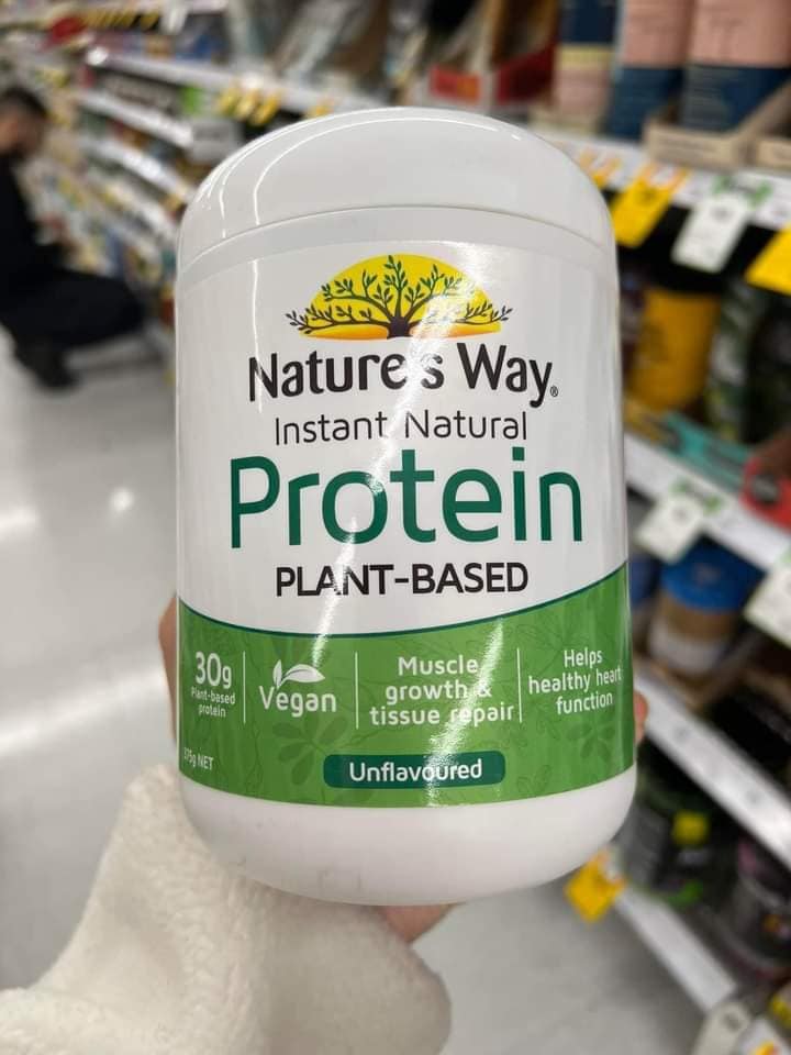 Bột Bổ Sung vegan Protein Nature’s Way Protein Vanilla – 375g