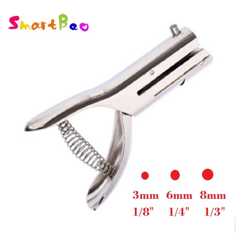 Smartbao 2 "cú đấm lỗ dài 3mm,6mm,8mm,13",14 ", lỗ tròn 18 inch, công suất 25 Tấm nặng lỗ đơn