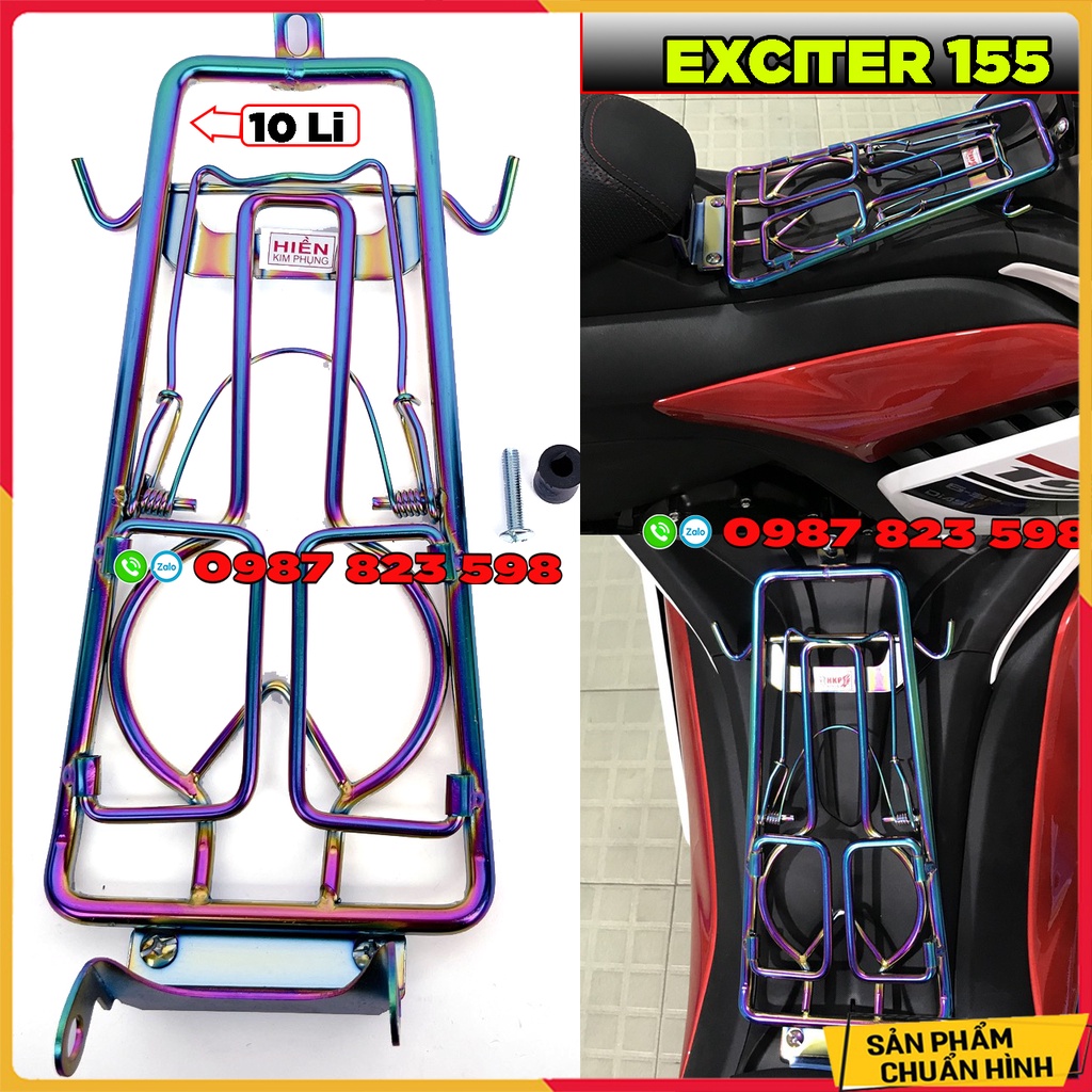 Baga exciter 155 mẫu 10 li 7 màu titan - baga ex 155 titan