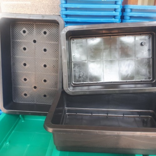 SIÊU RẺ 10 chậu /khay nhựa thông minh trồng rau sạch - KT: (65*42,5*16cm)