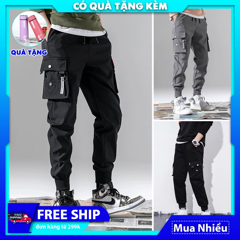 Quần jogger nam thể thao kaki mã TT33 thô túi hộp kiểu bó ống Hàn Quốc chất vải đẹp ống dài