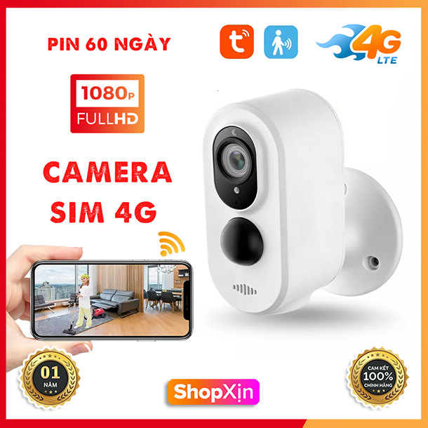 Camera Sim 4g Camera S15 Fullhd 1080P Pin Trâu Sử Dụng 60 NgàyĐàm Thoại Hai ChiềuHồng Ngoại Nhìn Ban ĐêmIp66 Chống Thấm NướcCảnh Báo Trộm Thông MinhXem Từ Xa Qua Điện Thoại Cực Tiện Lợi.Bảo Hành 12 Tháng