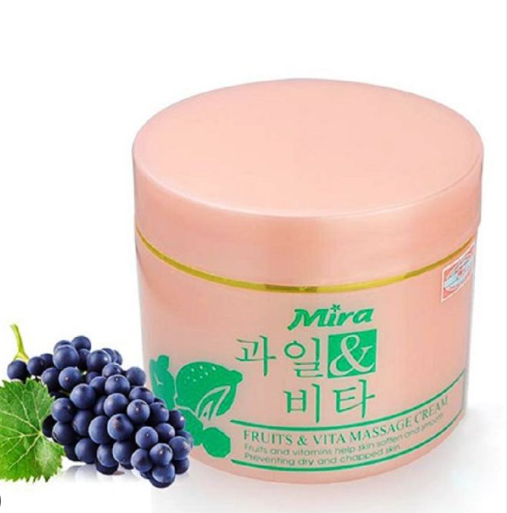 Kem massage tổng hợp Mira Fruit & Vita Massage Cream 300ml