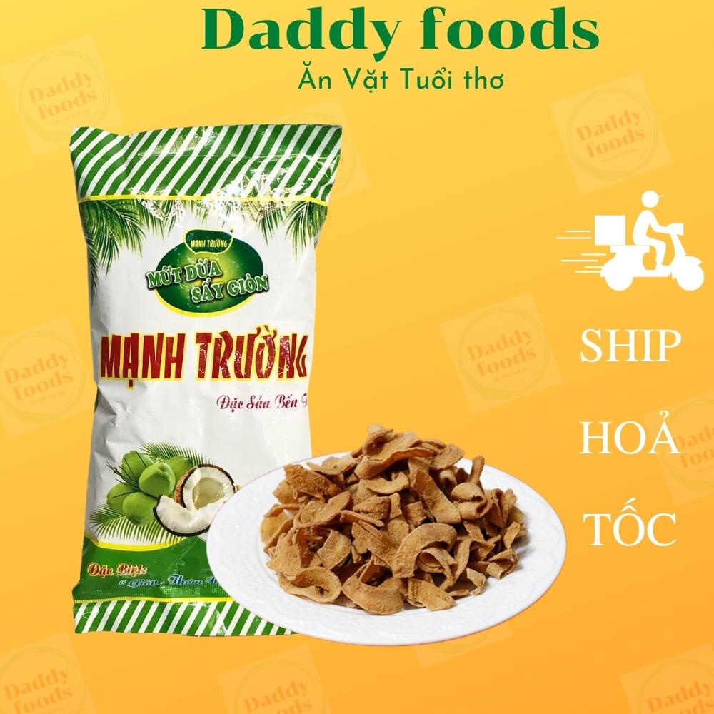Dừa sấy giòn Mạnh Trường, sản phẩm đặc sản đến từ bến tre, hương vị tinh khiết thơm ngon tuyệt vời