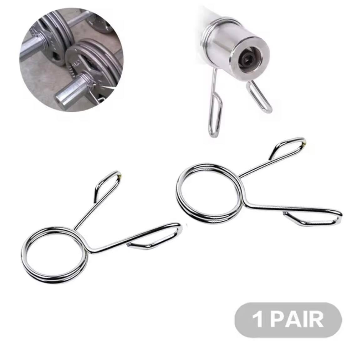 1 Cặp Kẹp Thanh Tạ Kẹp Lò Xo, Khóa Tạ Tập Gym, Bộ Nâng Tiêu Chuẩn 50MM