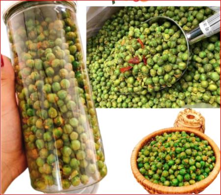 Đậu hà lan tỏi ớt 450gr giòn bùi ăn vặt siêu ghiền ty ty shop