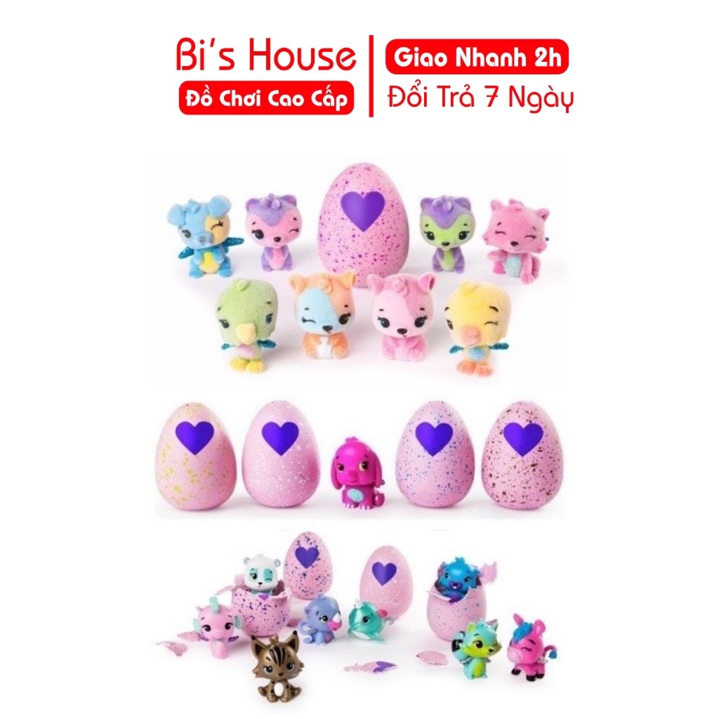 Trứng hatchimals các mùa màu sắc tươi sáng, cho bé thỏa sức sưu tập - đồ chơi Bi House