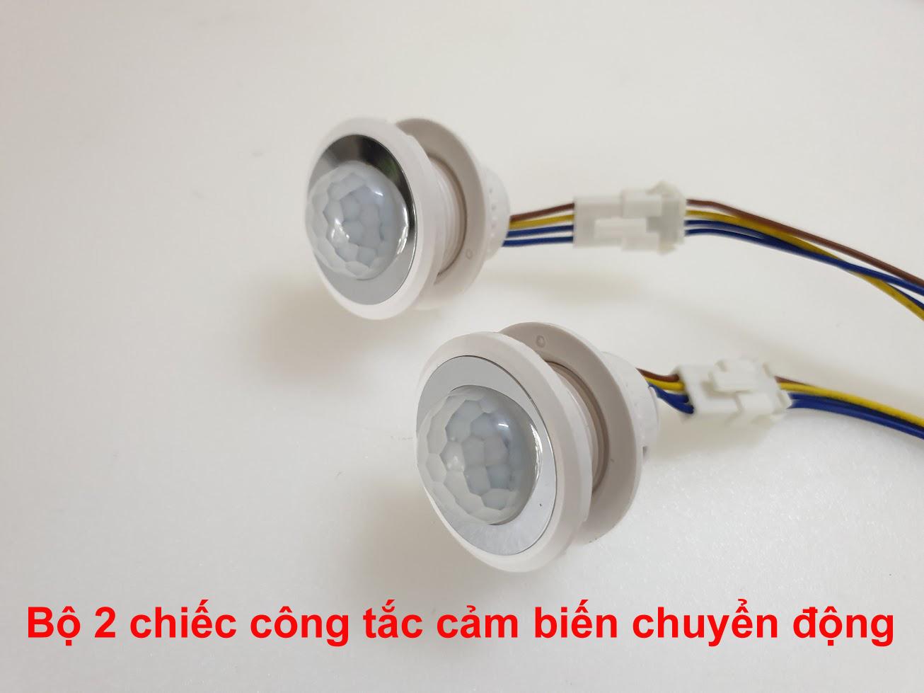 Bộ 2 Chiếc công tắc cảm biến chuyển động hồng ngoại, vnled, vietnamled, 0936395395