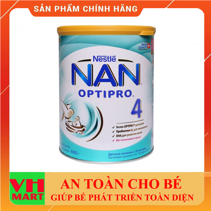 Sữa Nan Nga đủ số 1,2,3,4 800g mẫu mới