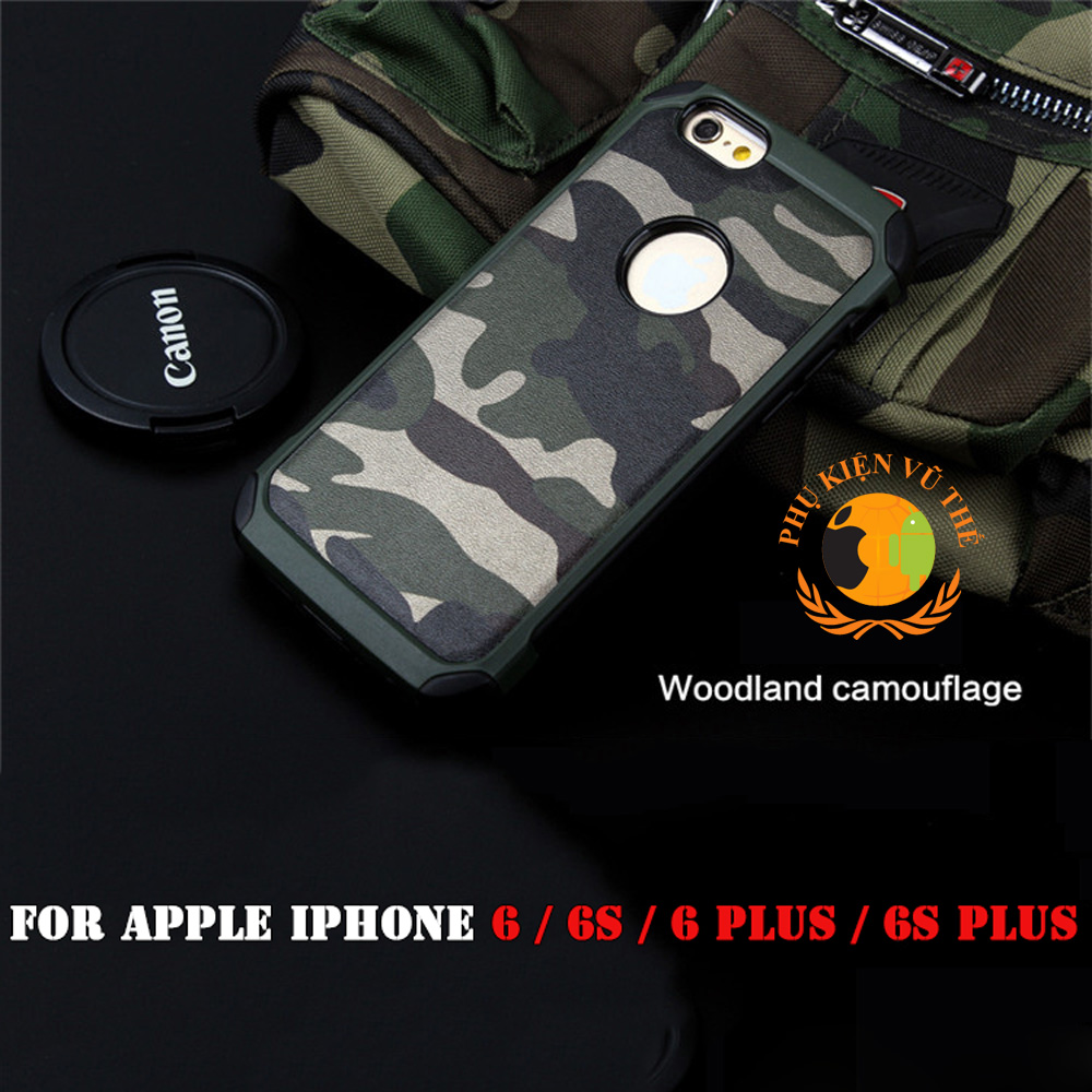 Ốp chống sốc iphone 6 / 6s / 6 plus / 6s plus họa tiết rằn ri cho fan game pupg mạnh mẽ, cá tính