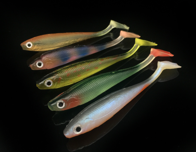 5 con mồi mềm câu cá lóc đuôi vịt 5g/9cm