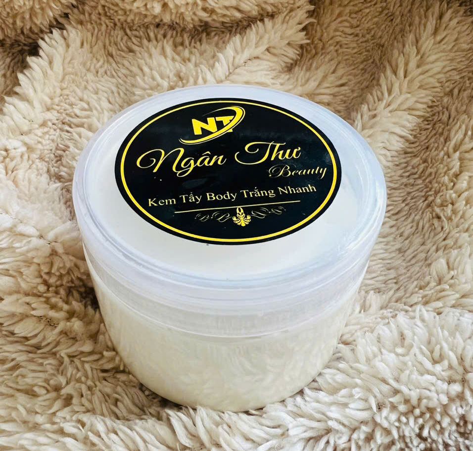 (Test) Kem Body Tẩy Hũ 150 Dưỡng Trắng Nhanh Body  - Không Cần Ủ - Kem Thấm - Mùi Nước Hoa - Không Trùm Ủ th Ngân Thư