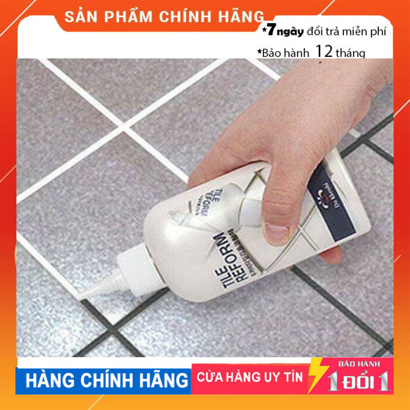 Keo chà ron gạch, keo kẻ chỉ nền gạch đa năng công nghệ Hàn Quốc 280ml , Chai kẻ chỉ gạch làm mới nền nhà