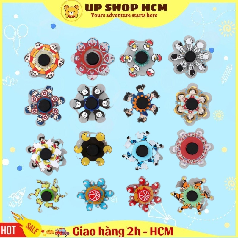 Đồ chơi con quay đẹp mắt, giảm stress chất liệu nhựa an toàn Trò Chơi Phối hợp Cấm Nắm Tay Mắt Cho Bé Luyện Tập thiết kế hình ảnh hoạt hình tinh tế bắt mắt kích thước nhỏ gọn nhiều mẫu cho bé Lựa Chọn Đồ Chơi Trẻ Em