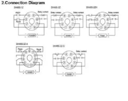 Rơ le thời gian DH48S Relay thời gian Timer Công tắc thời gian Bộ hẹn giờ DH48S-S DH48S-1Z DH48S-2Z