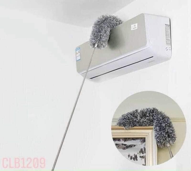 CHỔI QUÉT TRẦN GẤP GỌN THÔNG MINH CAO CẤP - Chổi quét trần cao làm sạch bụi bẩn kéo dài 2.8m