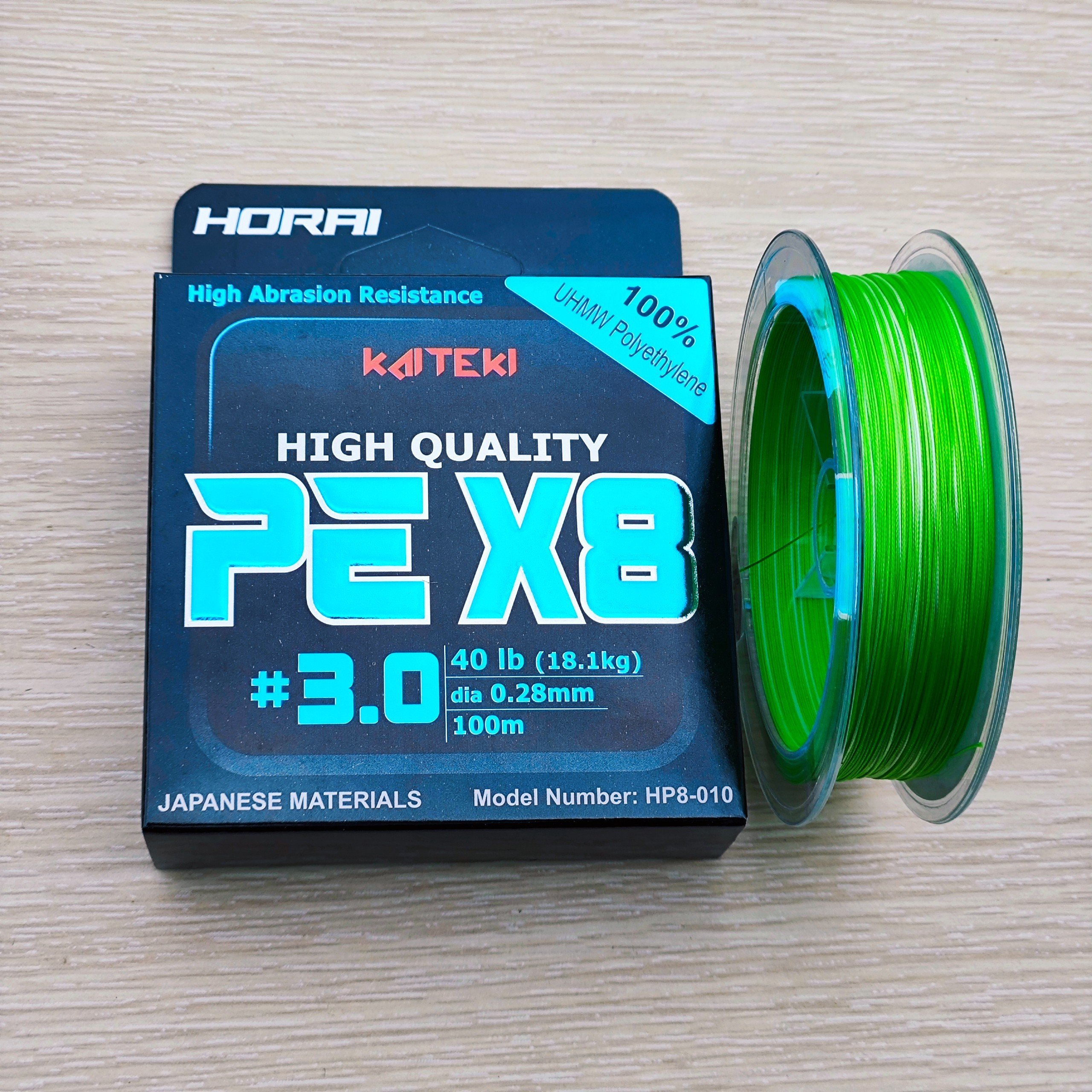 Freeship max dây câu cá chuẩn size pe horai x8 100m