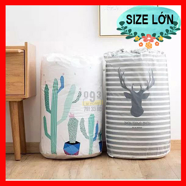 Combo 2 túi đựng chăn màn quần áotúi đựng đồ dây rút
