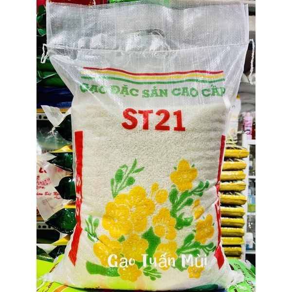 Gạo st21 dẻo thơm ,mềm ngọt cơm