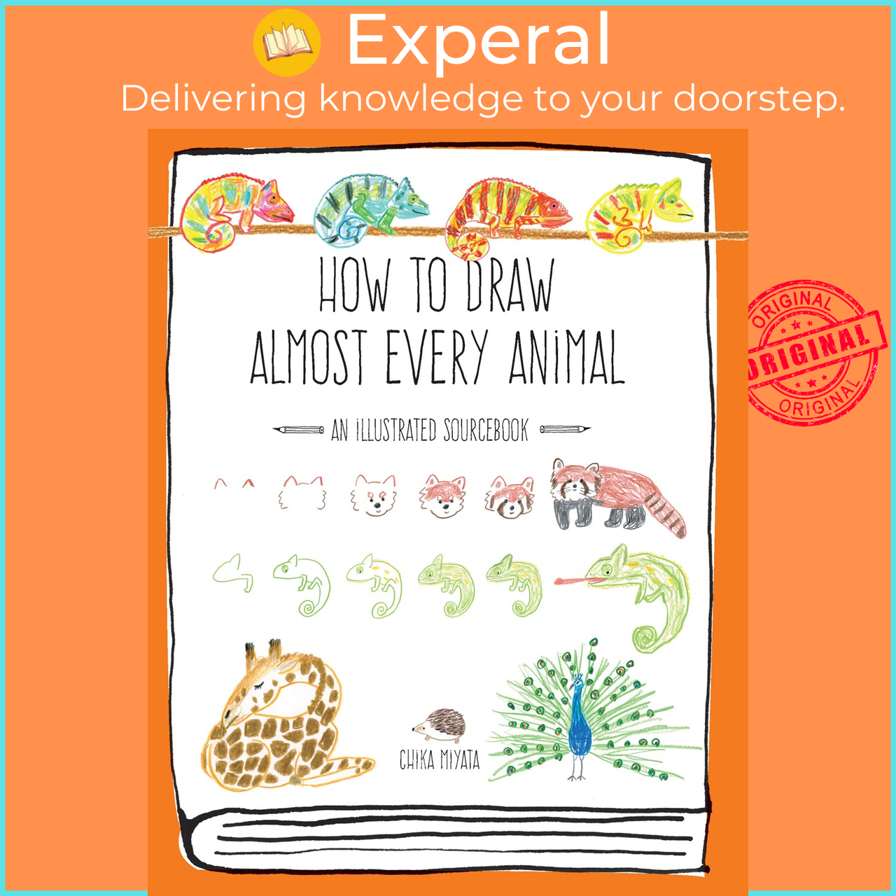 Sách - How to Draw Almost Every Animal : An Illustrated Sourcebook by Chika Miyata (US edition, paperback)