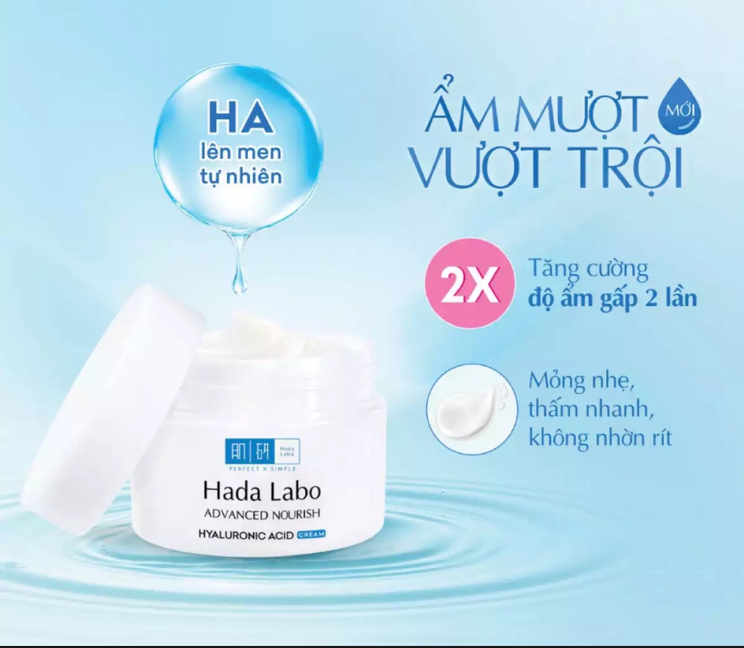 Kem Dưỡng Ẩm Hada Labo Advanced Nourish Hyaluron Cream 50g