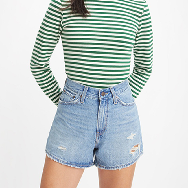 Levi's - quần jeans nữ ngắn a4695-0001